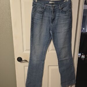 Levi's Women's 515 Light Blue Boot Cut Jeans 14L